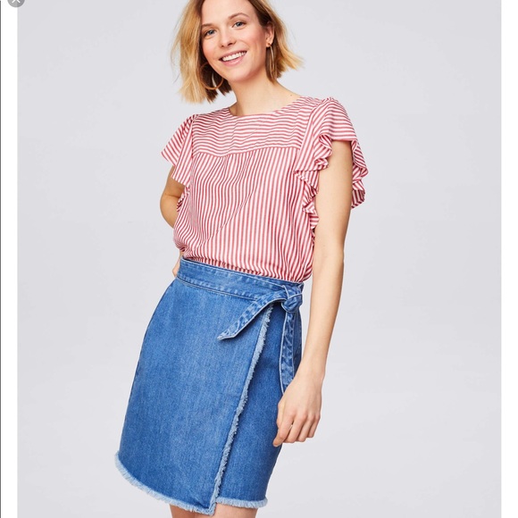 brown skater skirt outfit